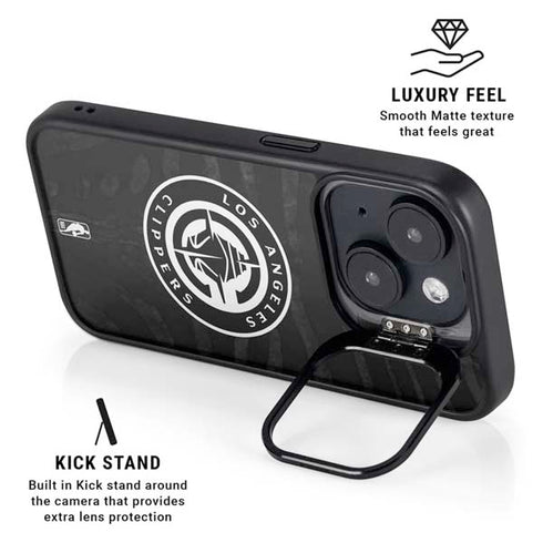 NBA LA Clippers Animal Print iPhone 14 Kickstand Case